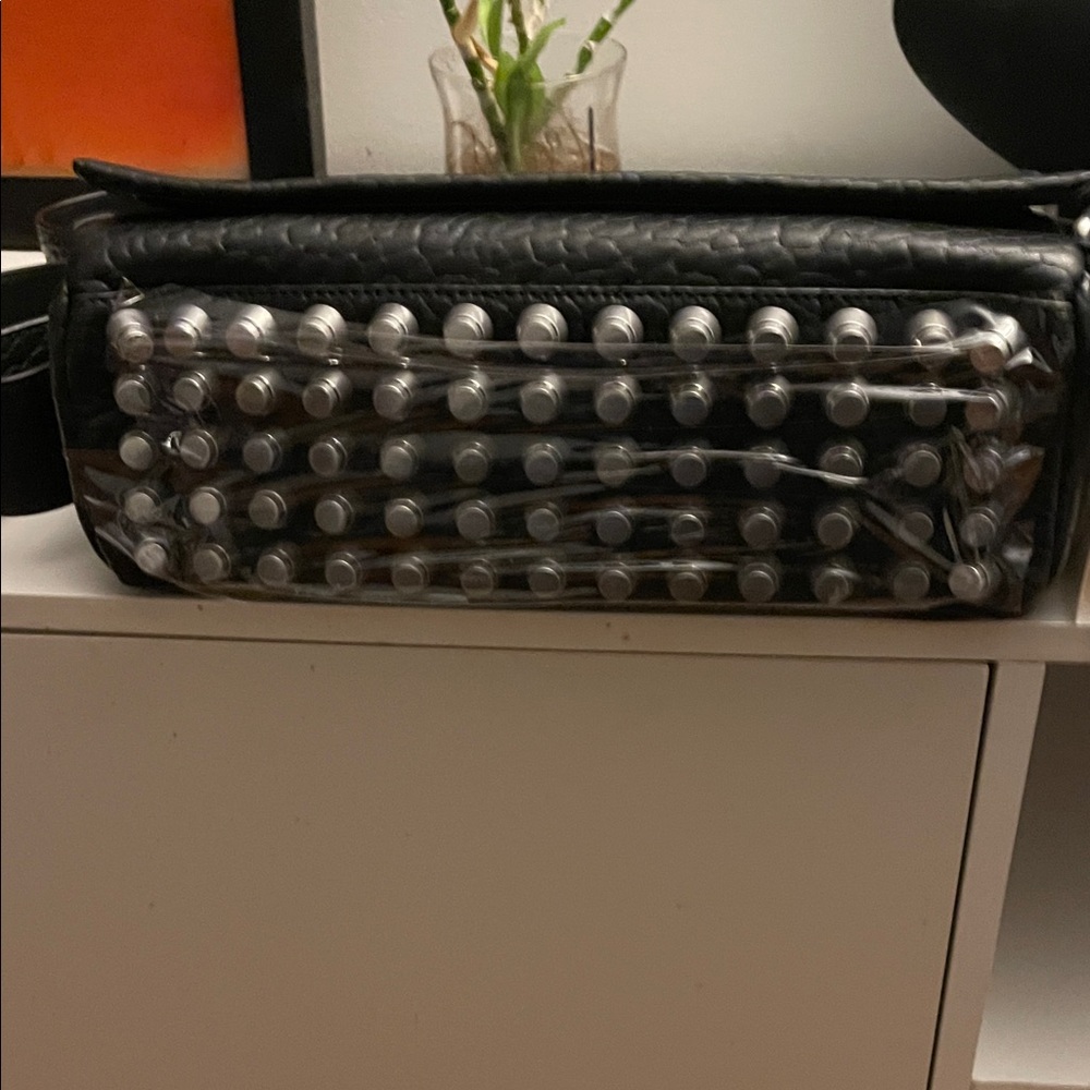 Alexander Wang Black Ricco Medium Flap Bag - Picture 5 of 8